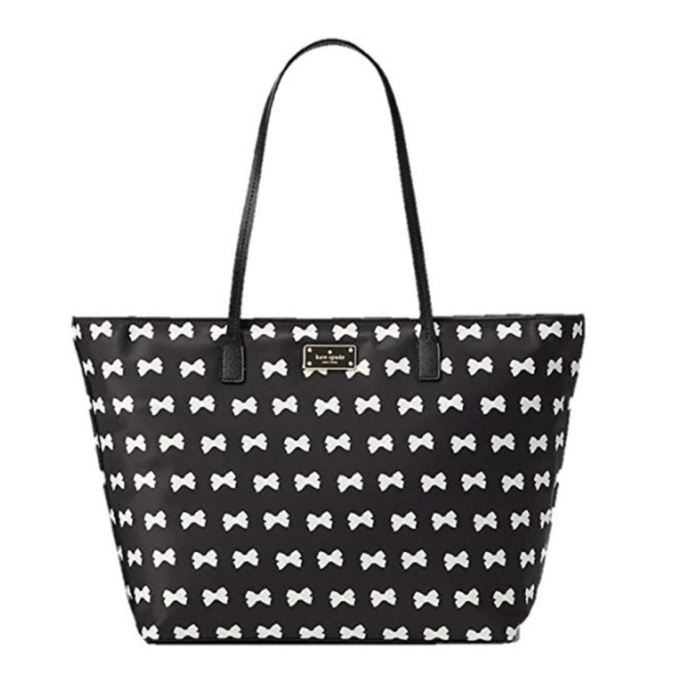 Kate Spade Black and White Tote Bag